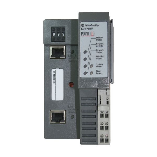 Point I/O EtherNet/IP Twisted Pair Media Adapter 1734-AENTR - Allen Bradley - Instro Direct