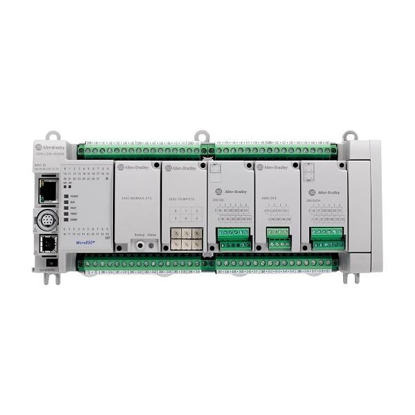 14 x 120vac inp, 10 x relay out Enhanced Ethernet 2080-L50E-24AWB