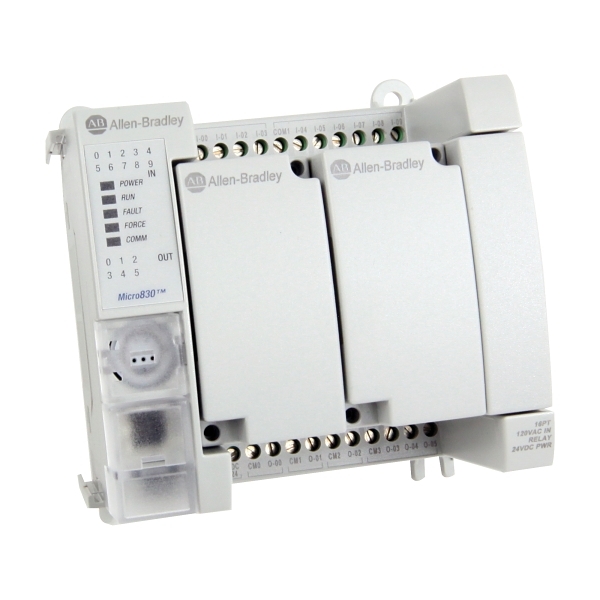 10 x 120vac inp, 6 x relay out, 2080-LC30-16AWB