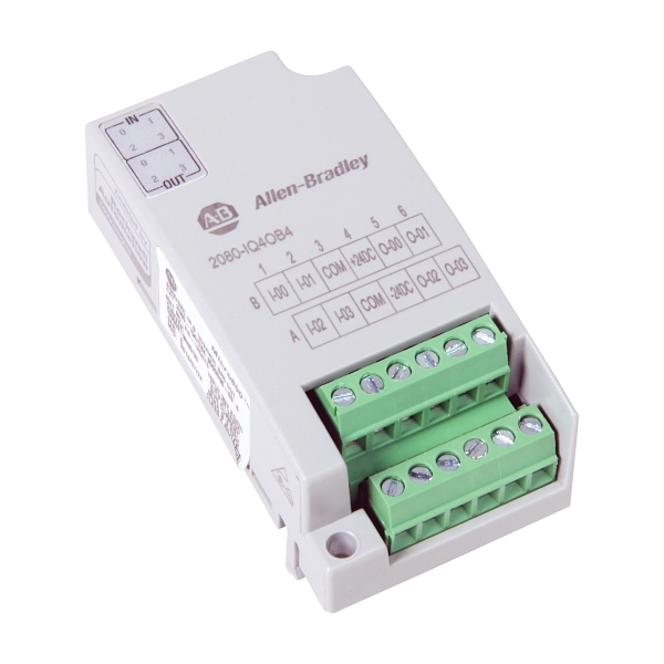 4 channel inputs/source outputs combination Allen-Bradley Micro800 Plug-in Module 24VDC 4DI Sink/Source 4DO Source for M820/M830/M850 instro Direct