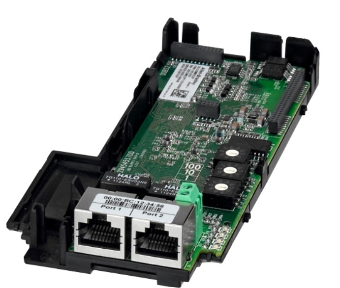 Dual-port EtherNet/IP option module Dual-port EtherNet/IP option module