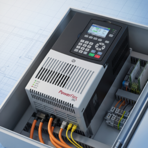 PowerFlex 755 VFD installed on DIN rail - InstroDirect Australia parallel import